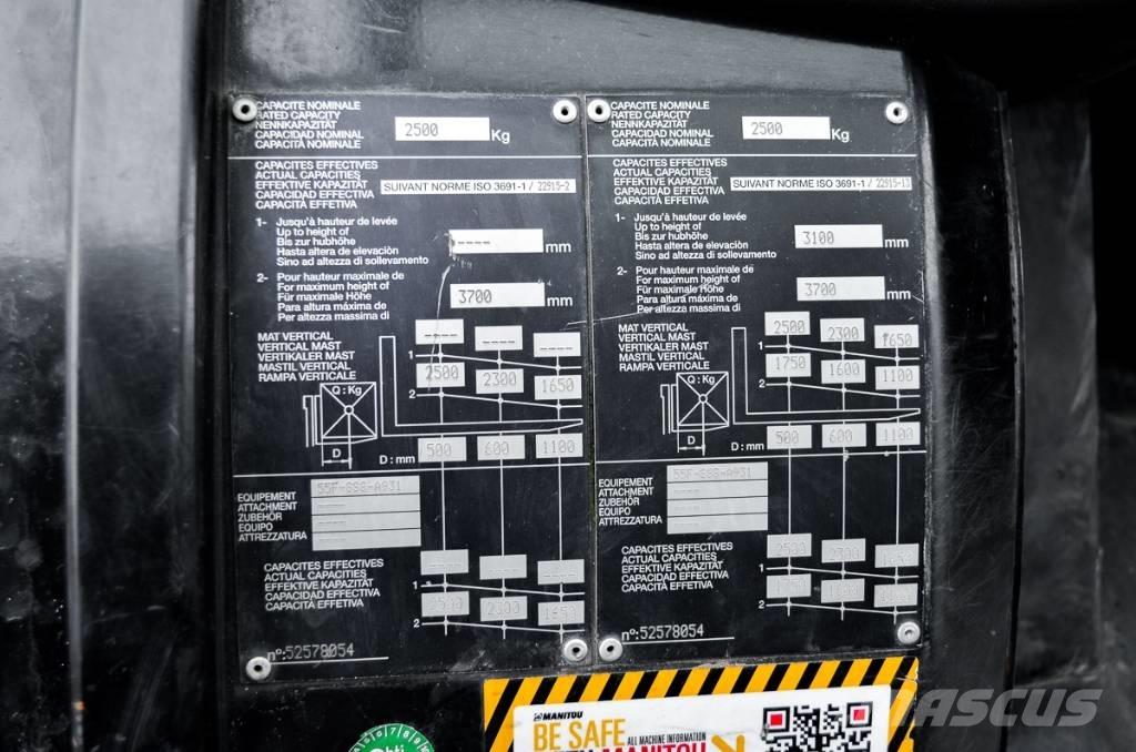Manitou MC 25-4 D Diesel Stapler