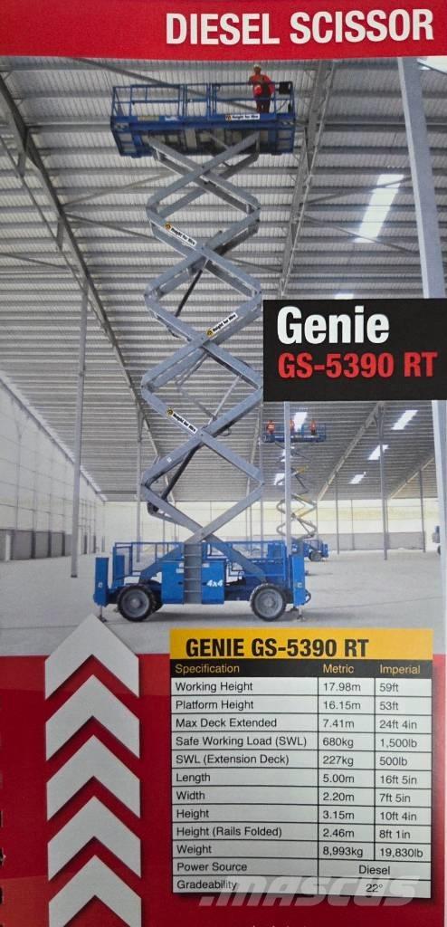 Genie GS 5390 RT Scheren-Arbeitsbühnen