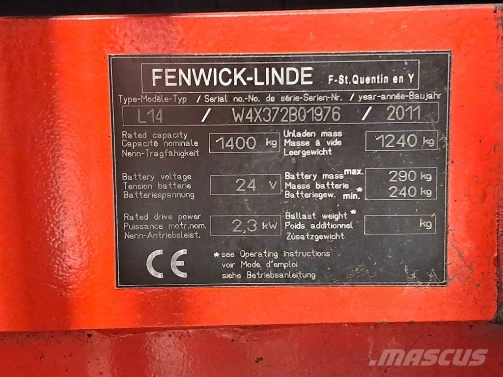 Linde L14 Deichselstapler