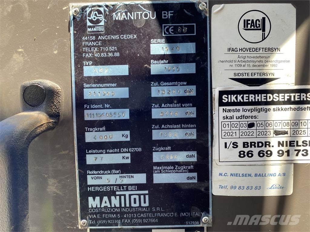 Manitou MRT1540 Teleskoplader