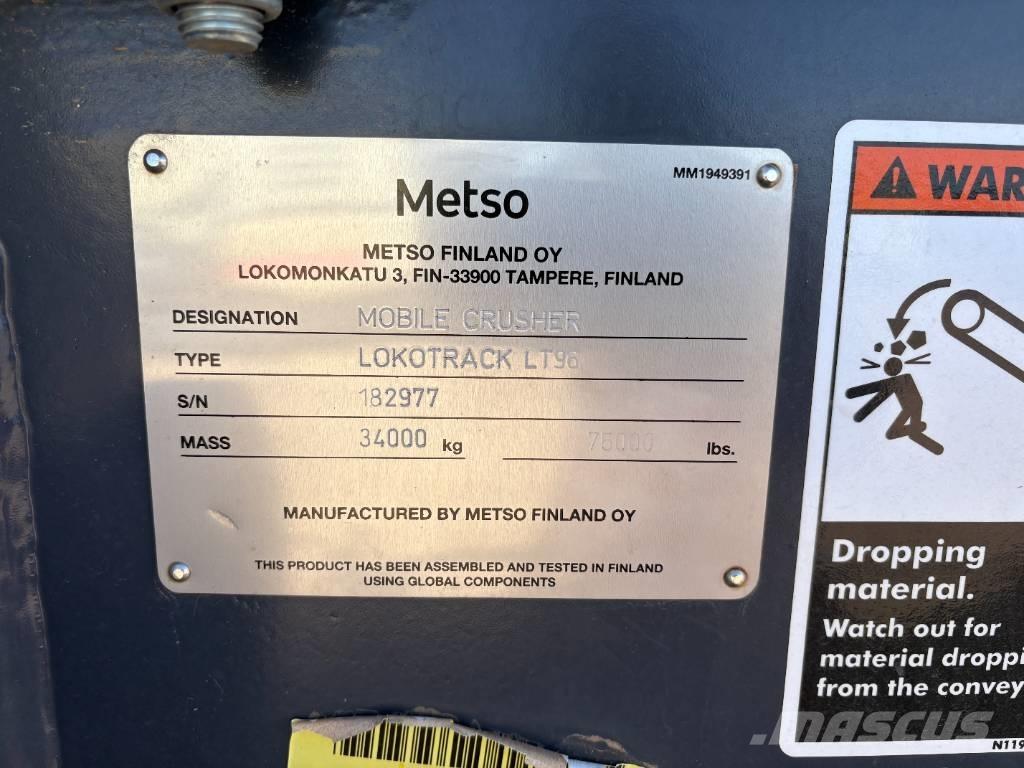 Metso LT 96 Zuschlagsanlagen