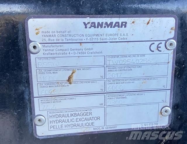Yanmar B95W Mobilbagger