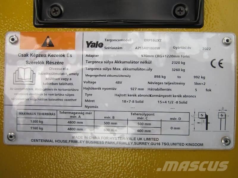 Yale ERP 16 UXT Elektro Stapler