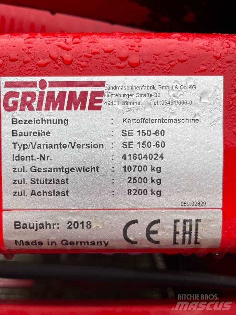 Grimme SE 150-60 NB Kartoffelvollernter