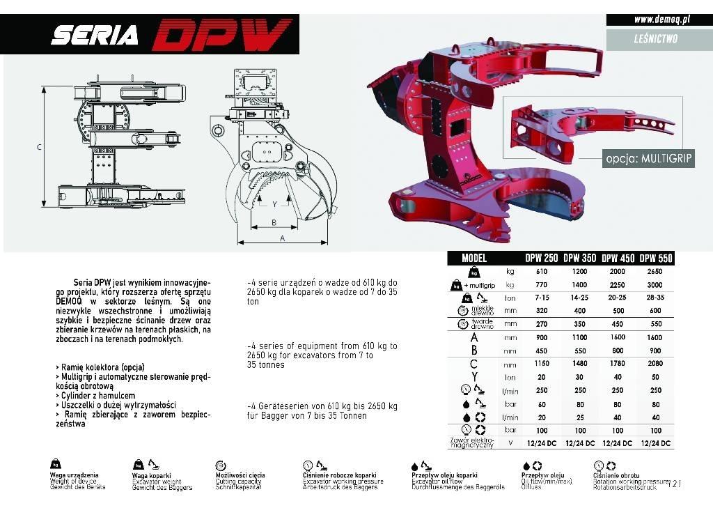  DEMOQ DPW250 Greifer