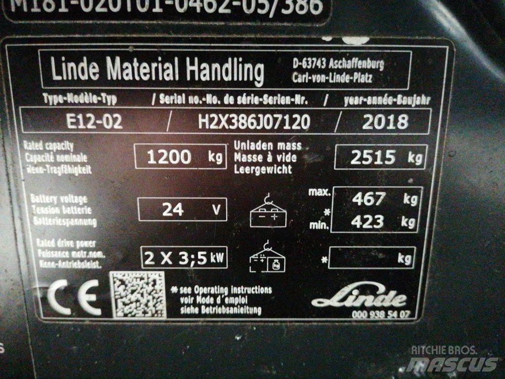 Linde E12-02 Elektro Stapler