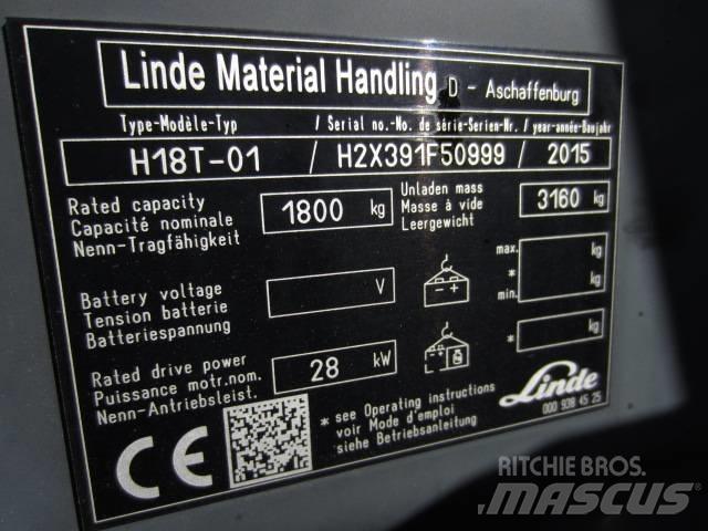 Linde H 18 T-03 Gas Stapler