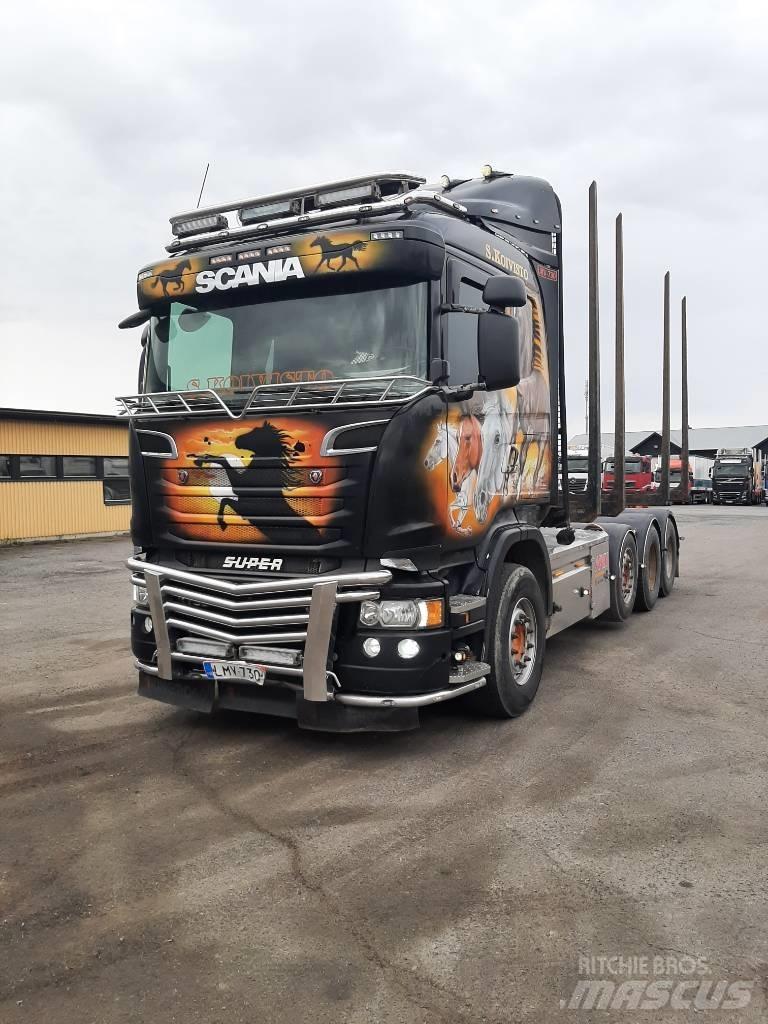 Scania R 730 Holzfahrzeuge