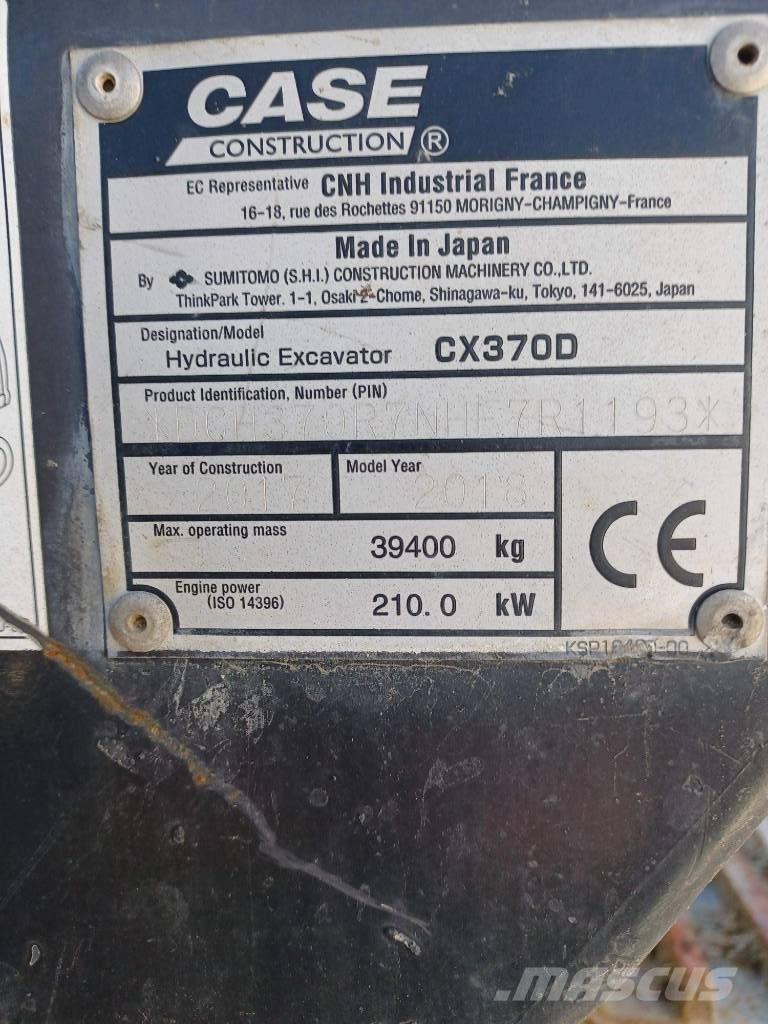 CASE CX 370 D Raupenbagger