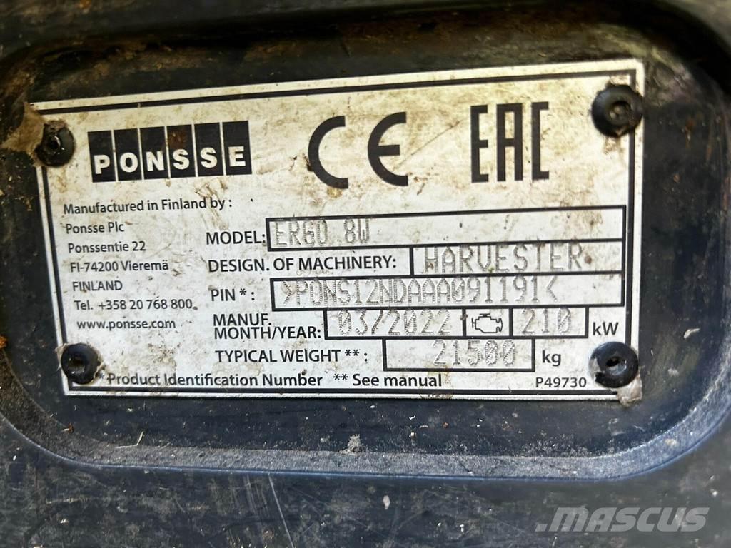 Ponsse Ergo 8W Harvester