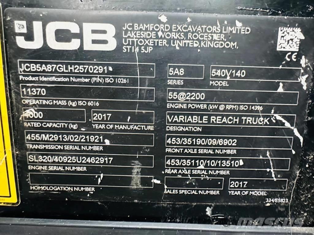 JCB 540-140 Teleskoplader