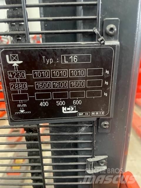 Linde L16 Deichselstapler