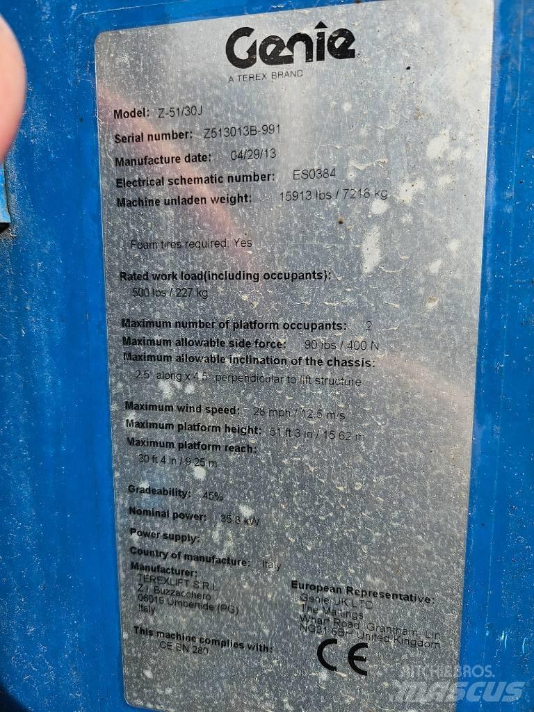Genie Z 51/30 J RT Gelenkteleskoparbeitsbühnen