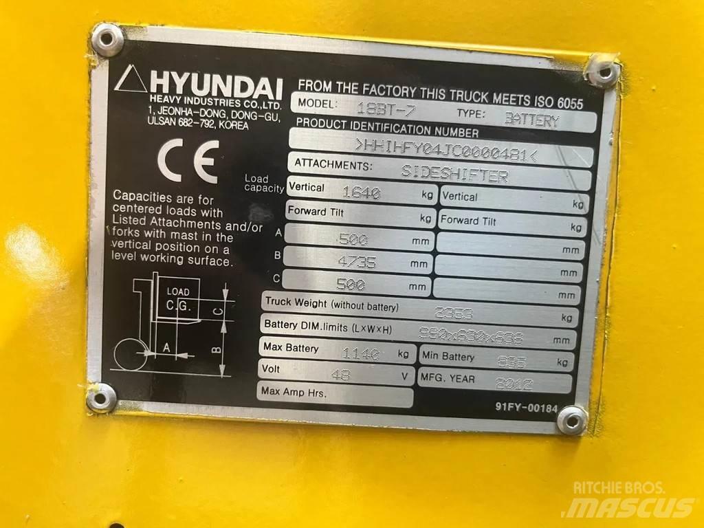 Hyundai 18BT-7 Elektro Stapler
