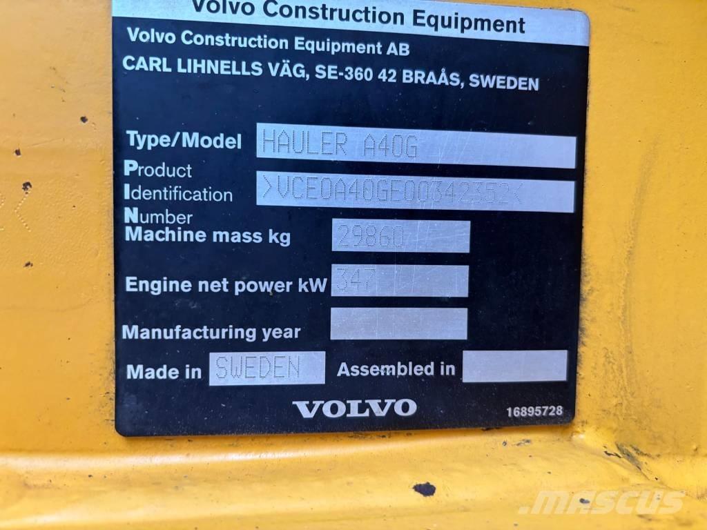 Volvo A 40 G Dumper - Knickgelenk
