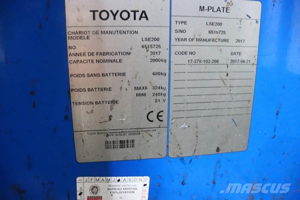 Toyota LSE200 Niederhub-Kommissionierer