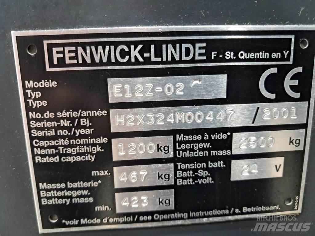 Linde E12Z-02 Elektro Stapler