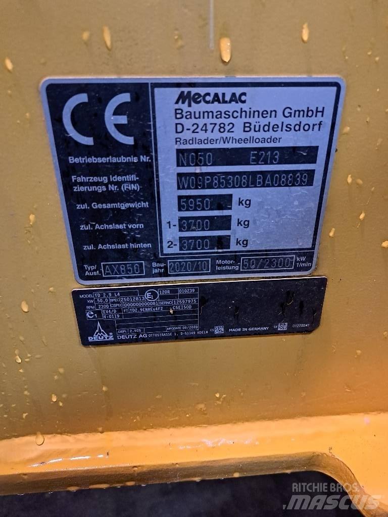 Mecalac AX 850 Radlader