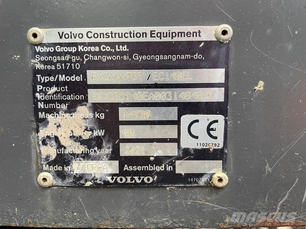 Volvo EC 140 EL Raupenbagger