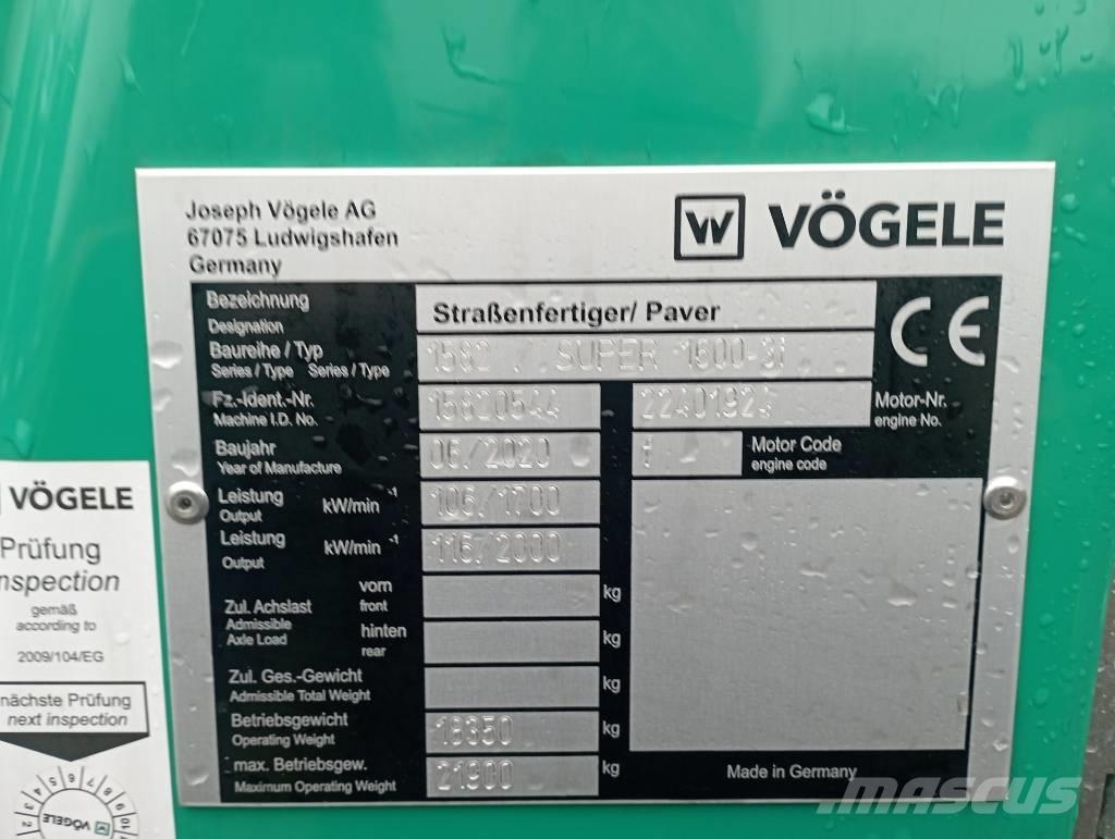 Vögele Super 1600-3i Strassenfertiger