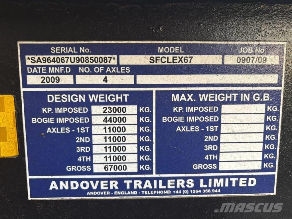 Andover SFCLEX 67 Tieflader