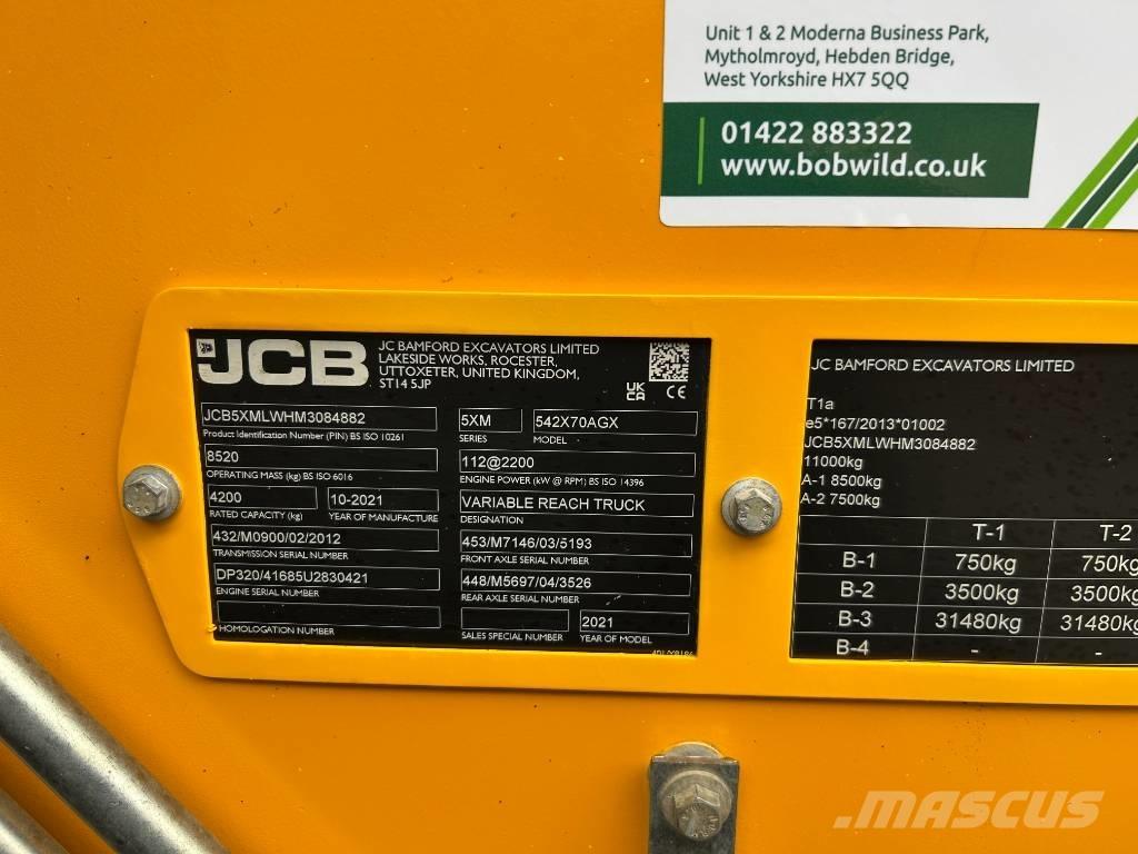 JCB 542-70 Agri Xtra Teleskoplader für Landwirtschaft