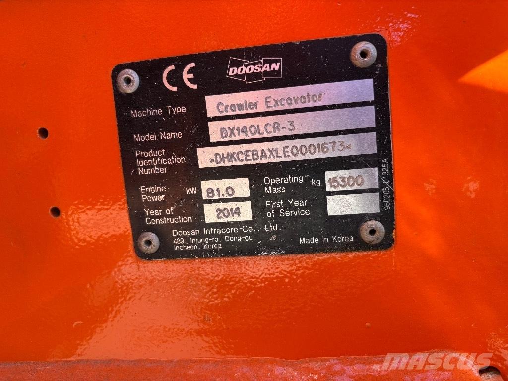 Doosan DX 140 LCR-3 Raupenbagger