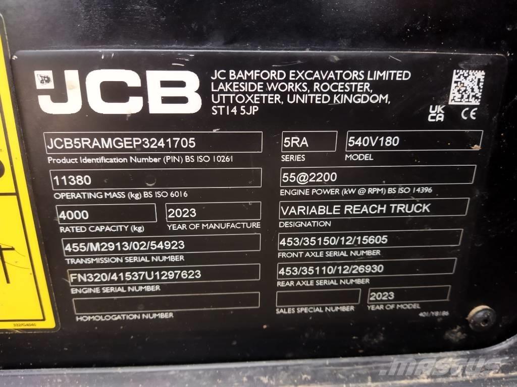 JCB 540.180 Teleskoplader