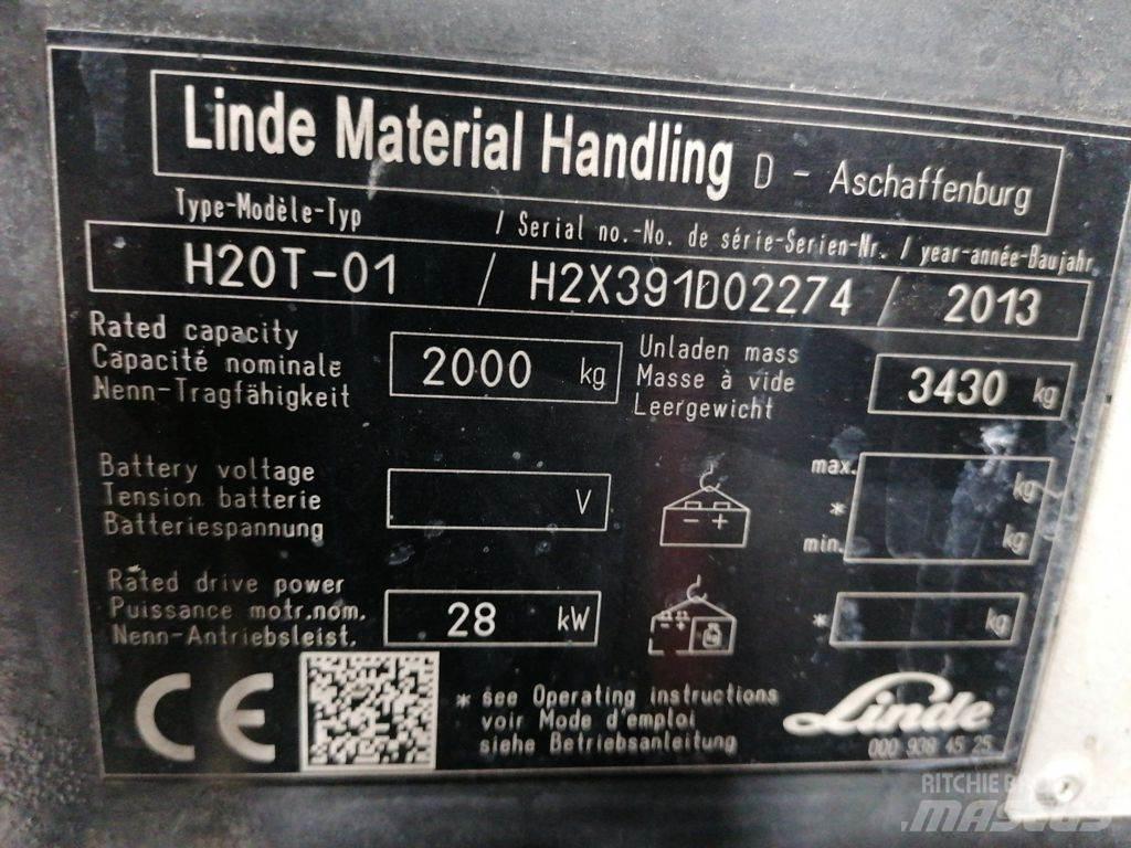 Linde H20T-02 Gas Stapler