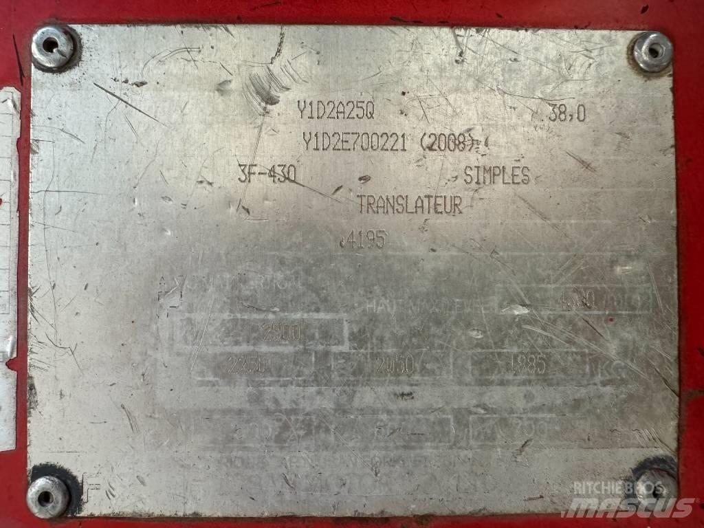 Nissan Y1D2A25Q Diesel Stapler