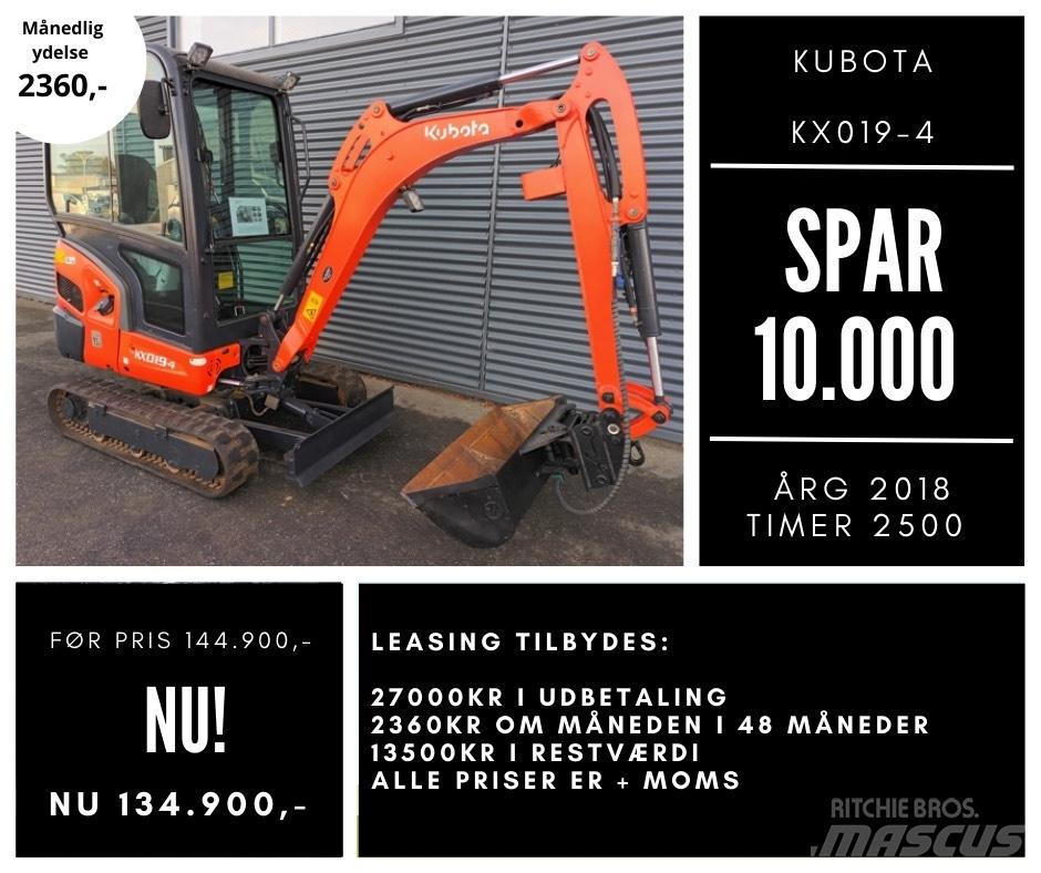 Kubota kx019-4 Minibagger < 7t