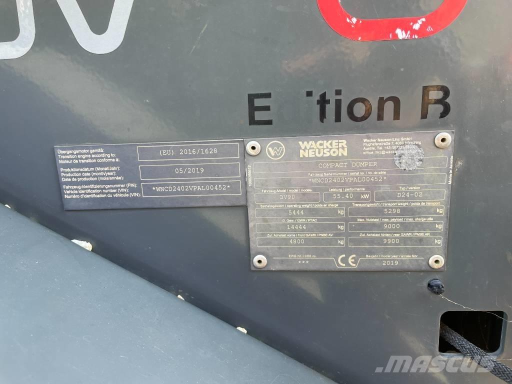 Wacker Neuson DV 90 Minidumper
