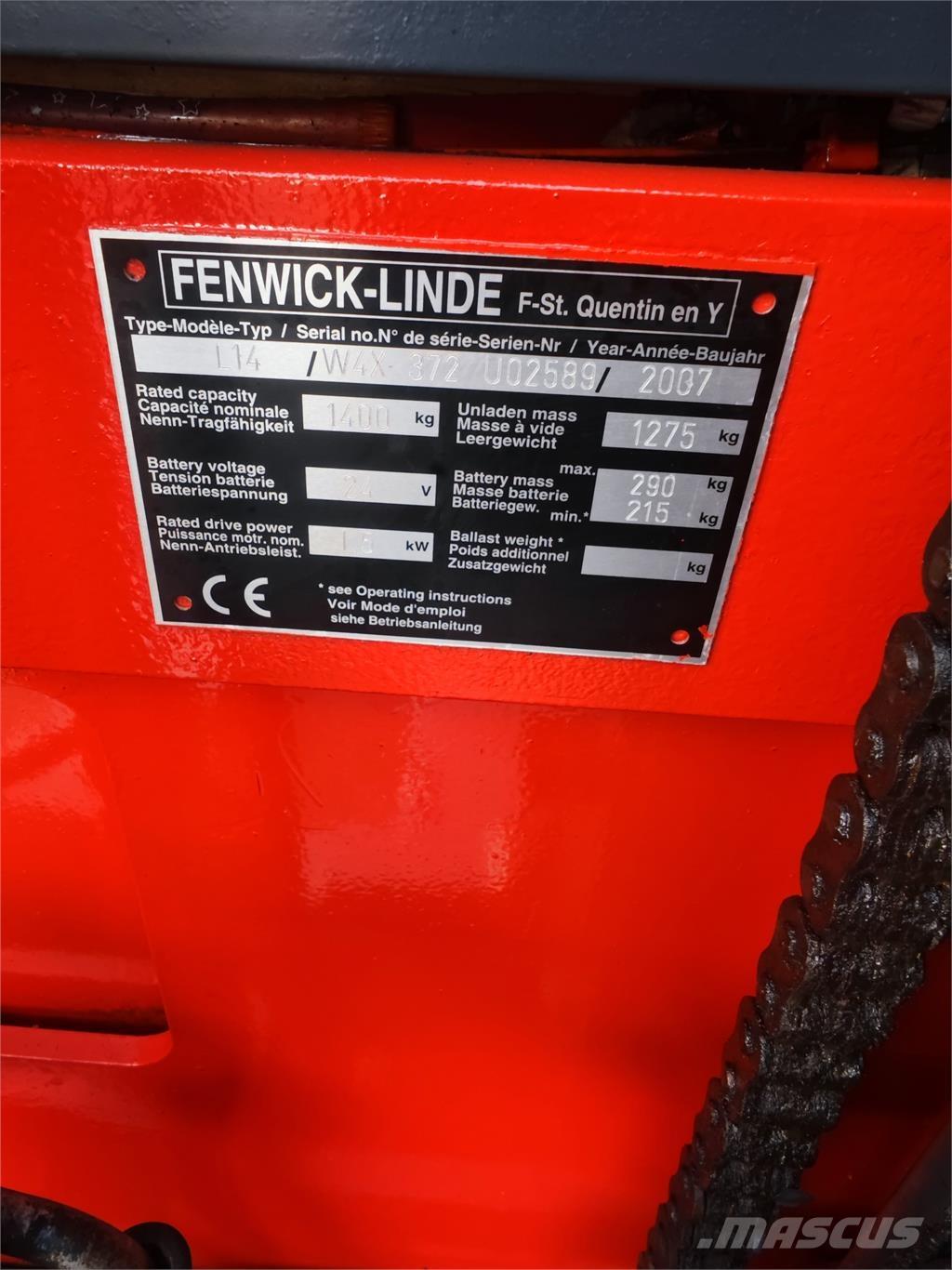 Linde L14 Selbstfahrstapler