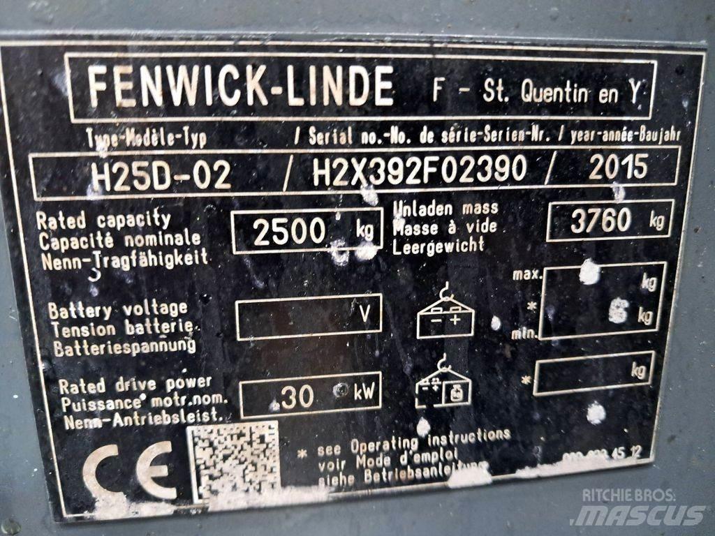 Linde H25D-02 Diesel Stapler