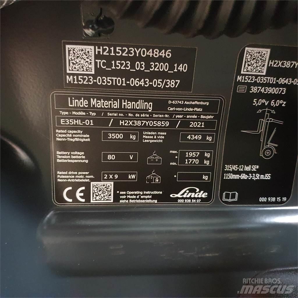 Linde E35HL Elektro Stapler