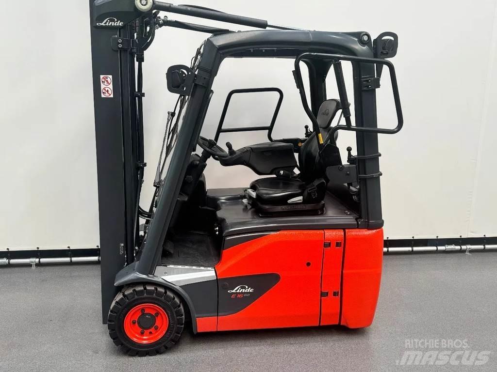 Linde 386 E 16-02 Elektro Stapler