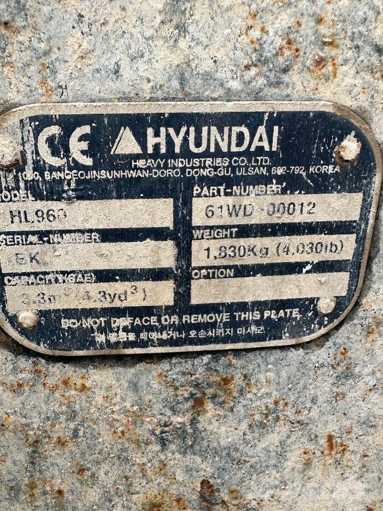 Hyundai HL 960 Radlader