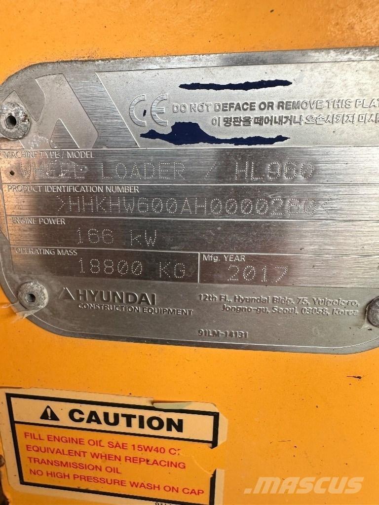 Hyundai HL 960 Radlader