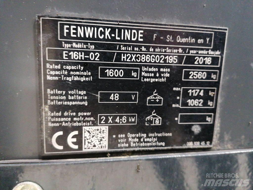 Linde E16H-02 Elektro Stapler