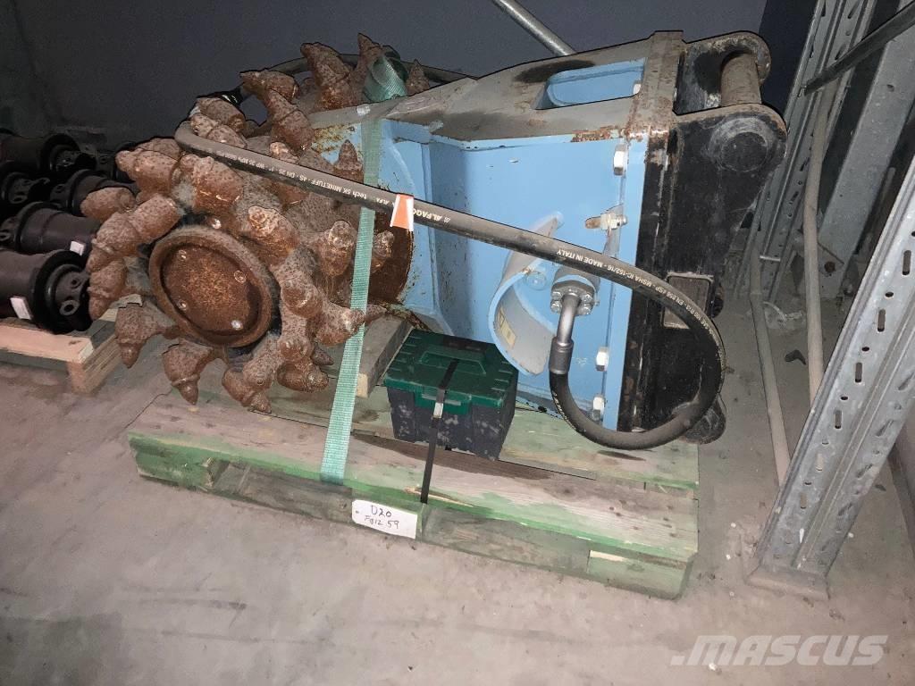 Rockwheel D20-G-ROG Asphaltfräsen