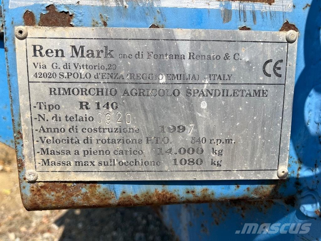  REN MARK R 140 Düngemittelverteiler