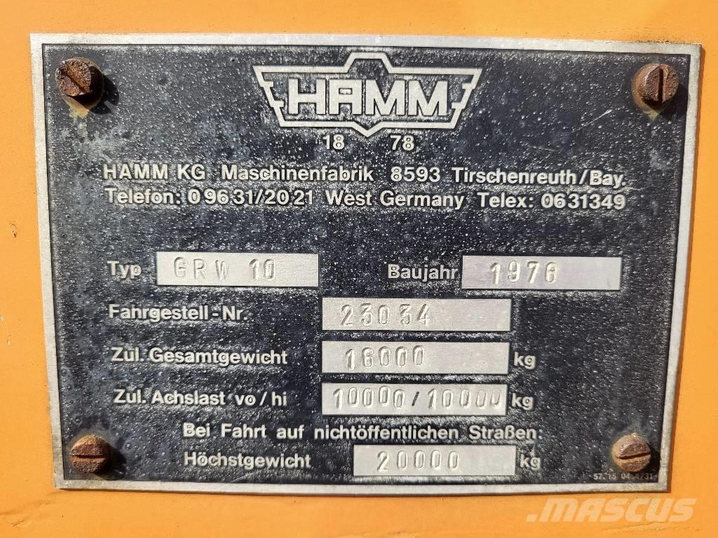 Hamm GRW 10 Gummiradwalzen
