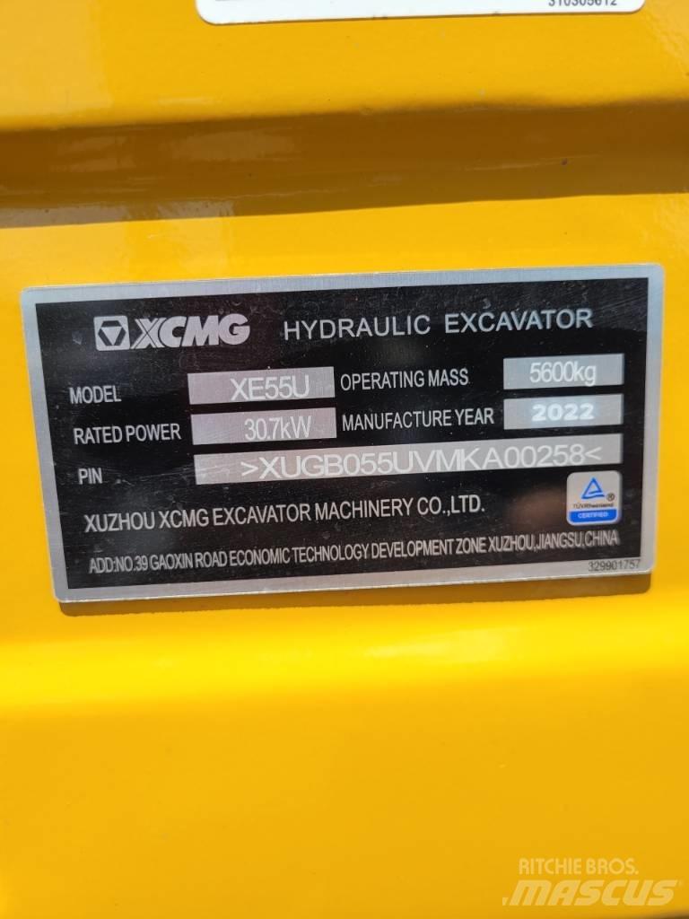 XCMG XE55 U Minibagger < 7t