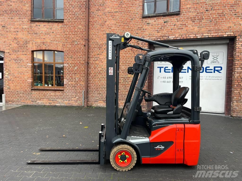 Linde E 12 Elektro Stapler
