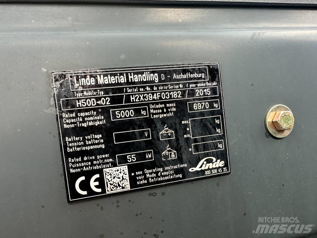 Linde H 50 D Diesel Stapler