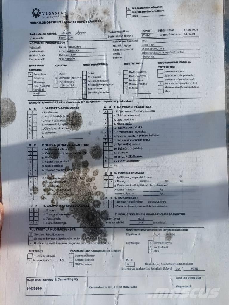 Genie S 65 RT Teleskopbühnen