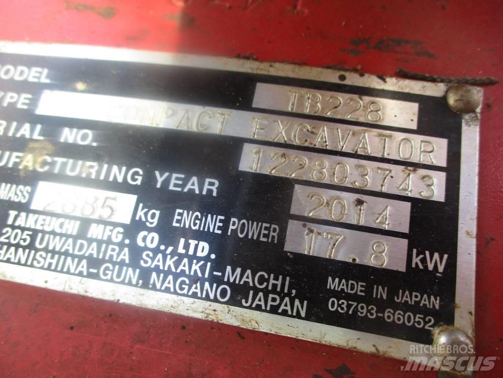 Takeuchi TB 228 Minibagger < 7t