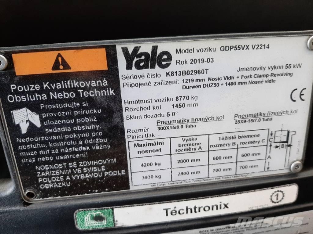 Yale GDP 55 VX Diesel Stapler