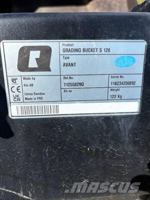 Ålö Planering skopa Schaufeln