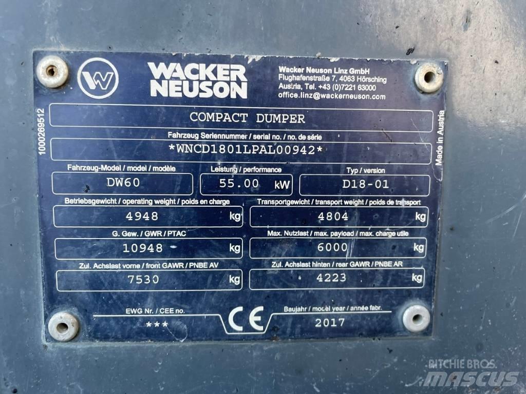 Wacker Neuson DW60 Minidumper